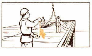 Посадить груз на место или незначительно опустить груз или крюк