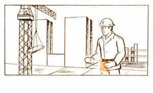 Осторожное движение крана, груза, стрелы